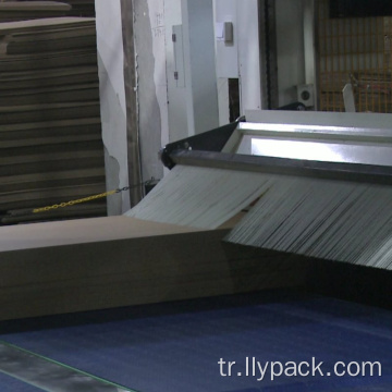 Oluklu kağıt tahta üretim hattı istifleyici